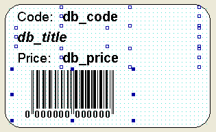 select the label objects
