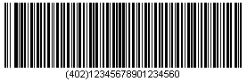 Shipment Identification Number barcode