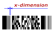 PDF417 X-Dimension