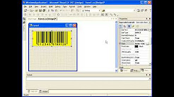 Create barcodes in Visual studio using .NET Control