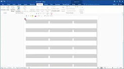 How to import data for Barcode Labels in Word 2016 (using mail merge)