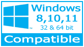 PDF417 .NET Control compatible with Windows Vista, XP, 10, 8 32-bit and 64-bit